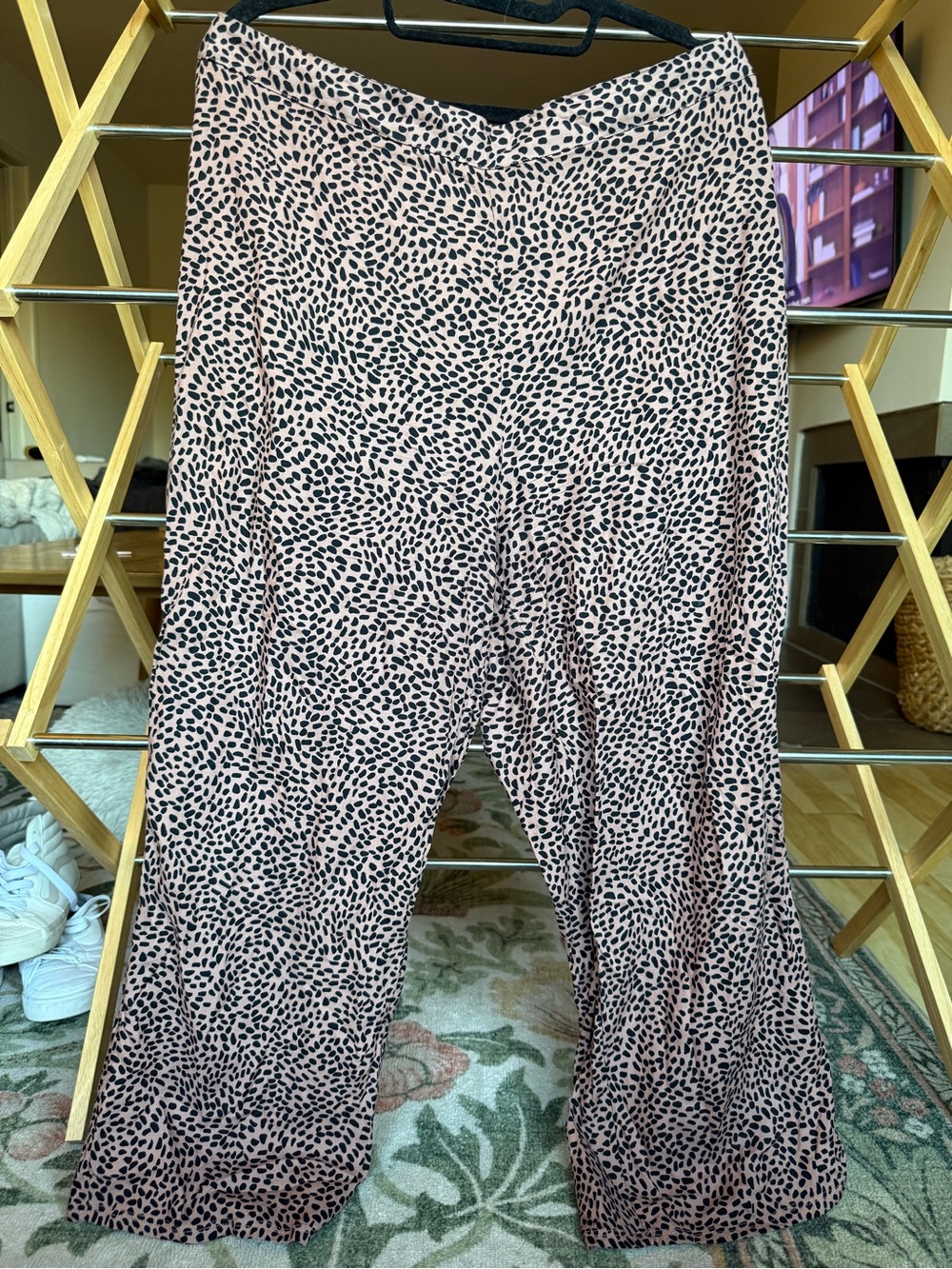 O’Neil Wide Leg Leopard Print Pants